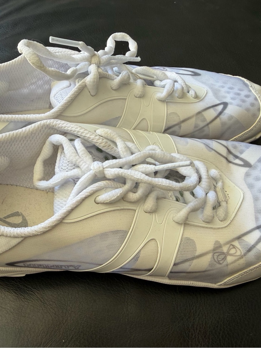 NFINITY Women's White Athletic Cheer Sneakers - Picture 2 of 4
